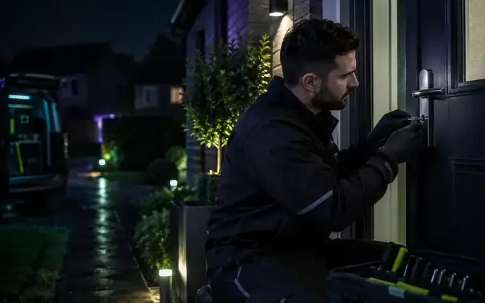 front door lock repair
