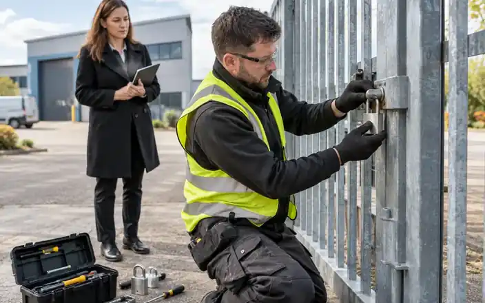 high security lock installation