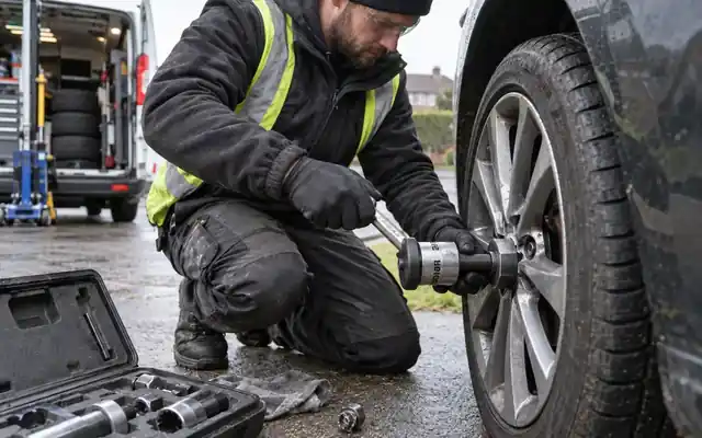 4x4 mobile tyre fitting