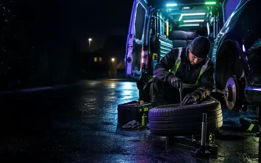 mobile puncture repair service