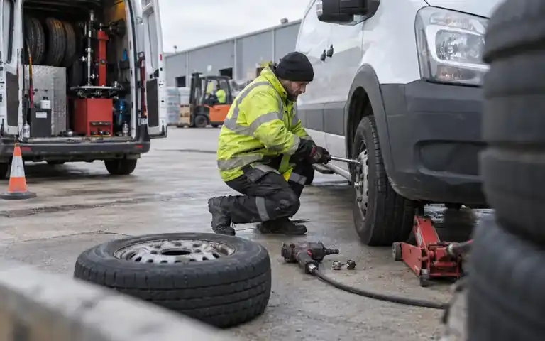 mobile van tyre replacement