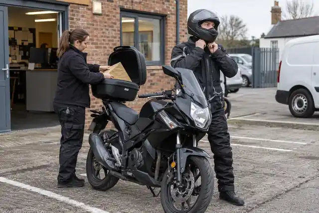 fast response bike courier
