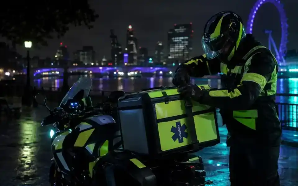 medical motorbike courier service