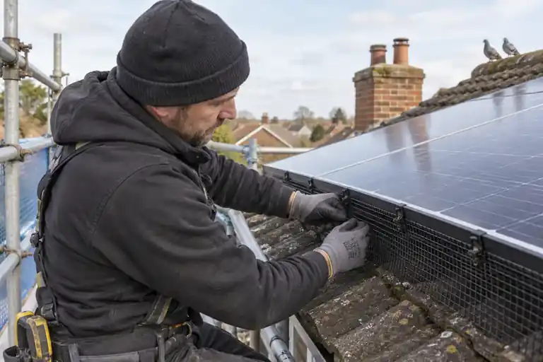 pigeon proofing installation