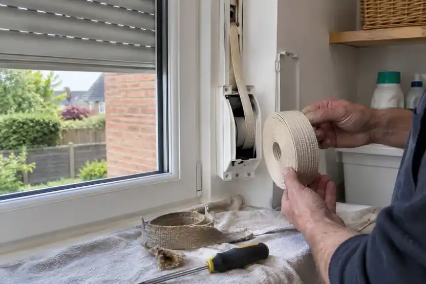 roller shutter strap replacement
