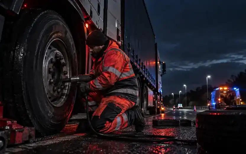 HGV tyre repair service