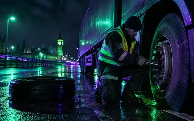 truck tyre repair near me