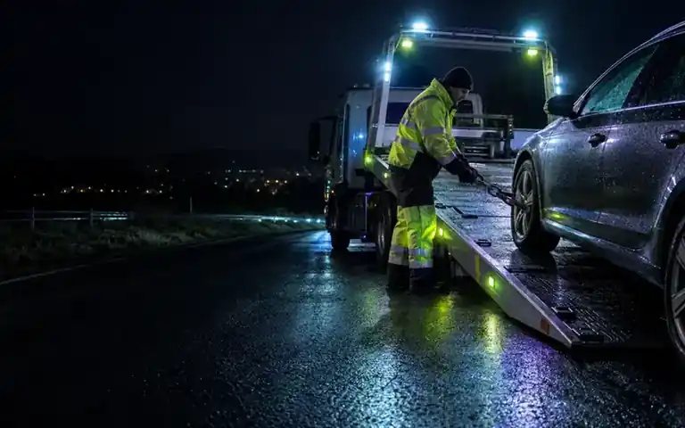 flatbed car recovery service